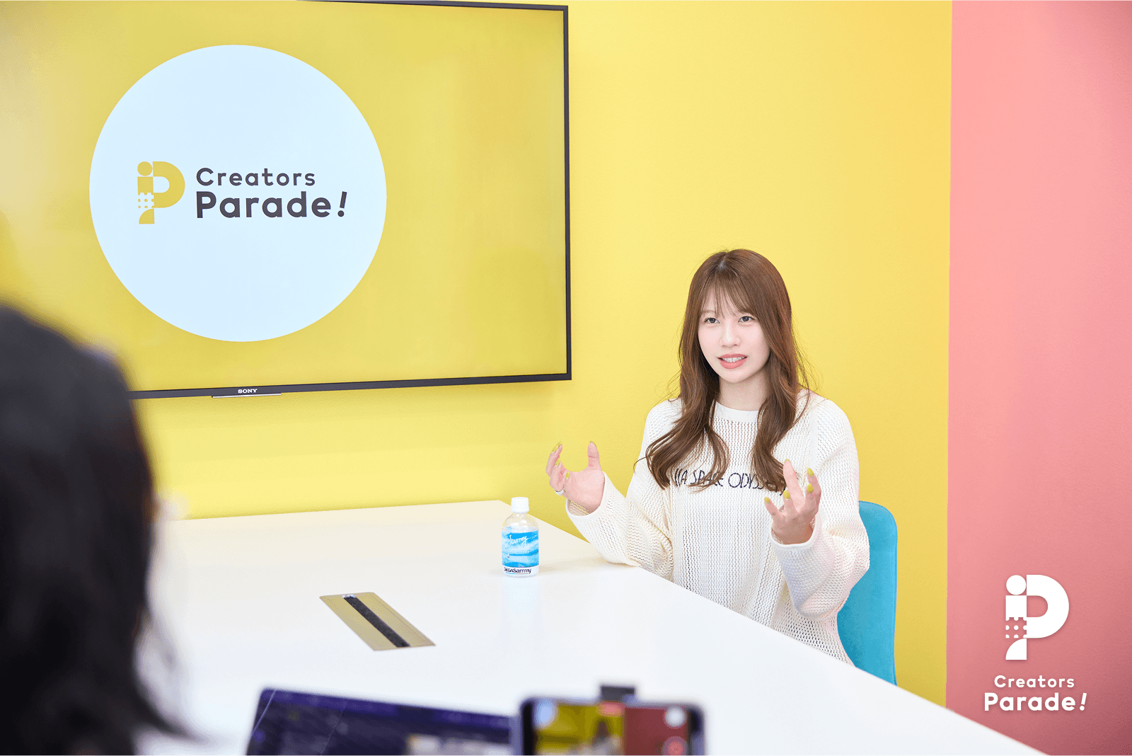 ヨシフクホノカさんインタビュー風景2